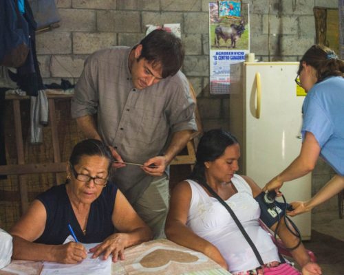 Suchitoto Midwives Association work alongside IU students of Medicine in communities of El Salvador