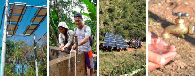 Bringing Water through Solar Panels in Central America