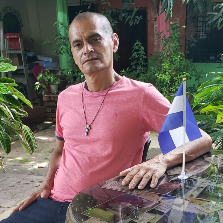 Freddy Flores is the coordinator of the Nicaragua Community Movement (MCN).